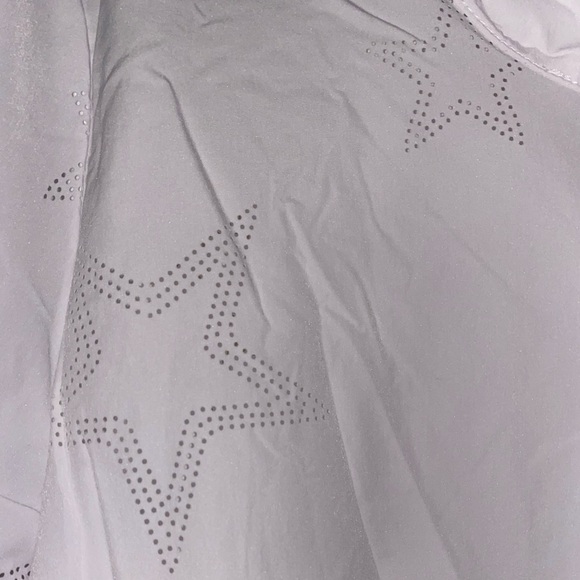 NEW Nanette Lepore Running Stars Drawstring Cowl Neck Raincoat Jacket Women L - Picture 7 of 11